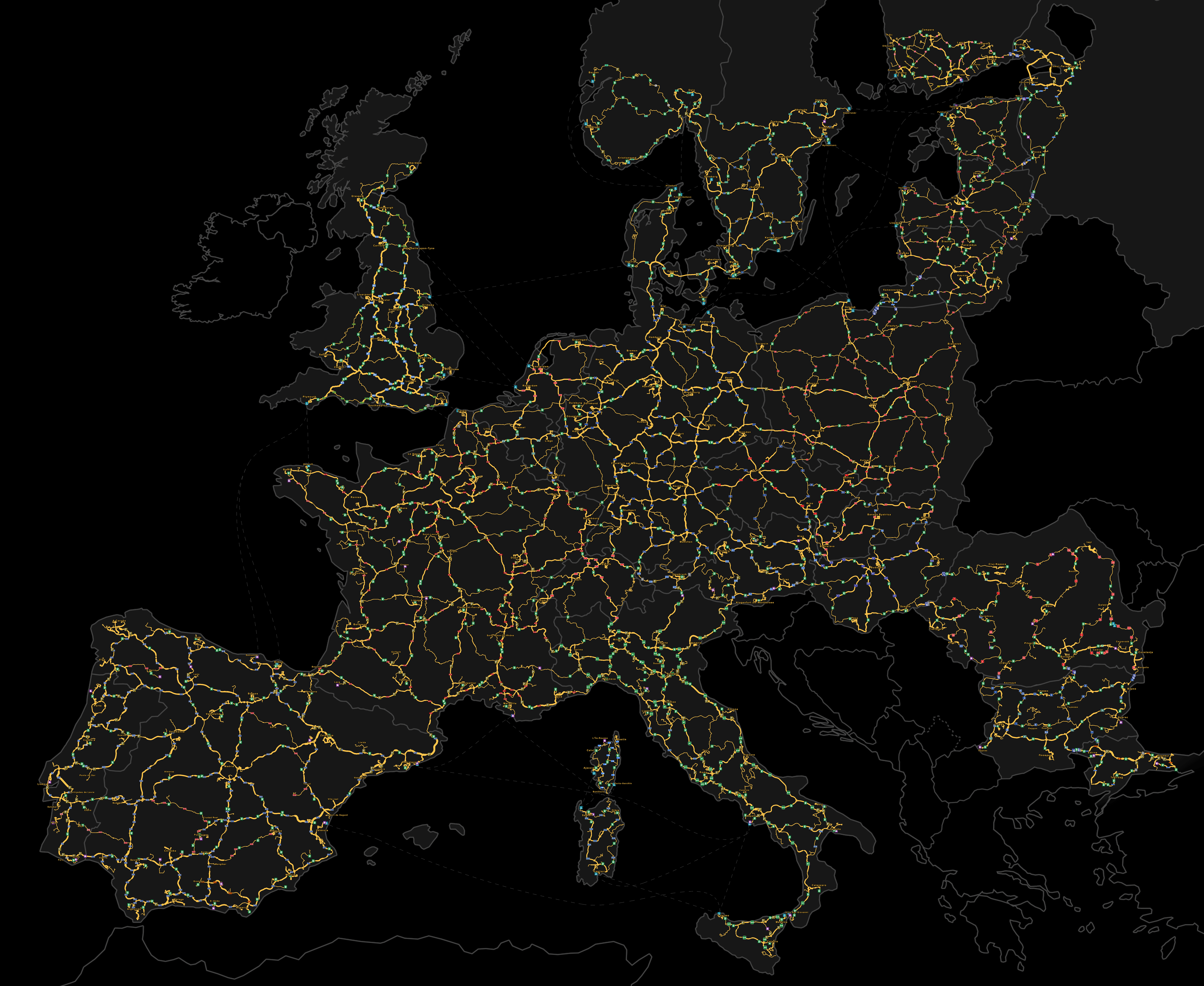 Euro Truck Simulator Full Map