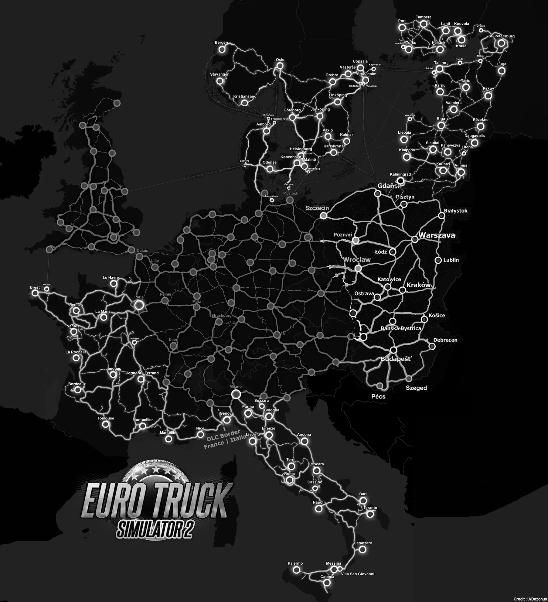 Maps Euro Truck Simulator 2 Heavyfunny