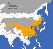 "Map showing China 's starting position in 1795"