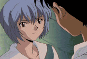 Rei slaps Shinji