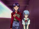 Misato y Rei Ayanami Evangelion 09