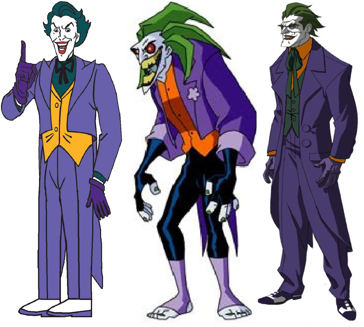 Joker (Frank Welker), Joker (Kevin Michael Richardson) and Joker (John ...
