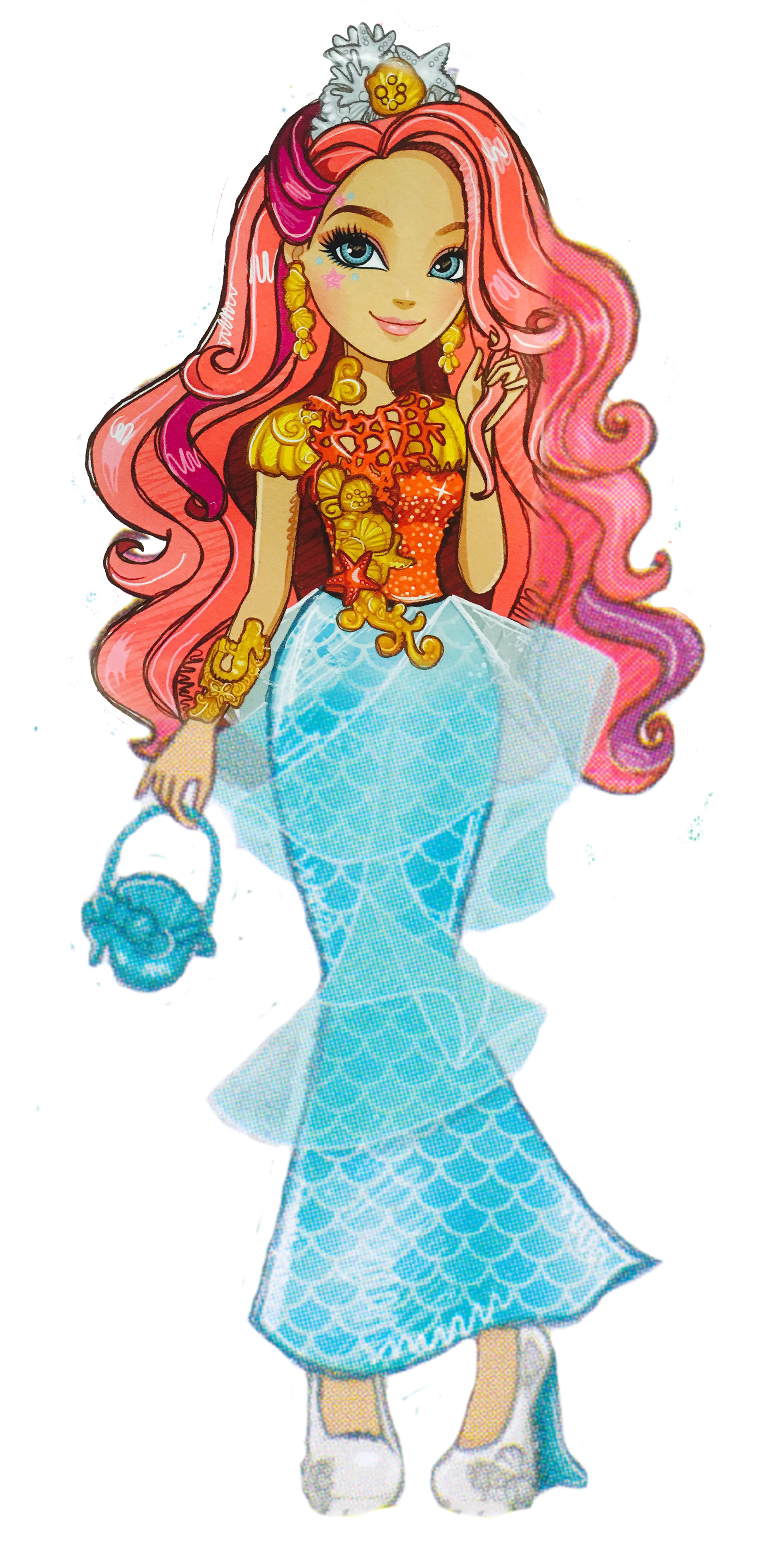 meeshell mermaid doll