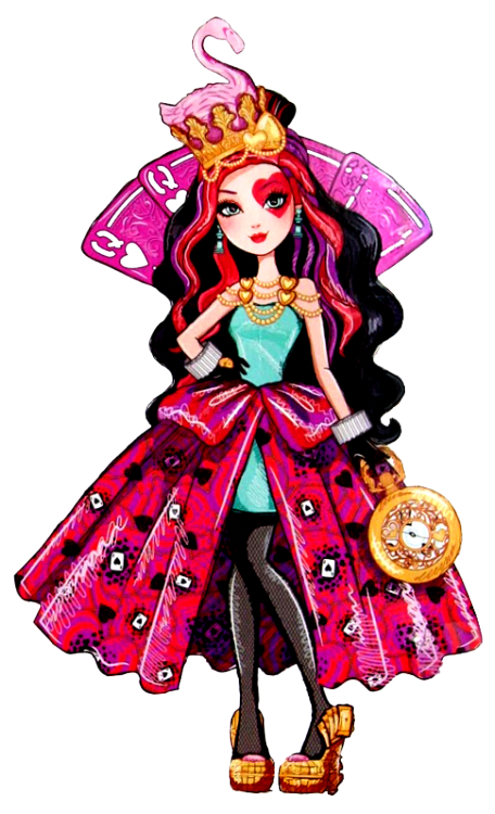 ever after high way too wonderland lizzie hearts doll
