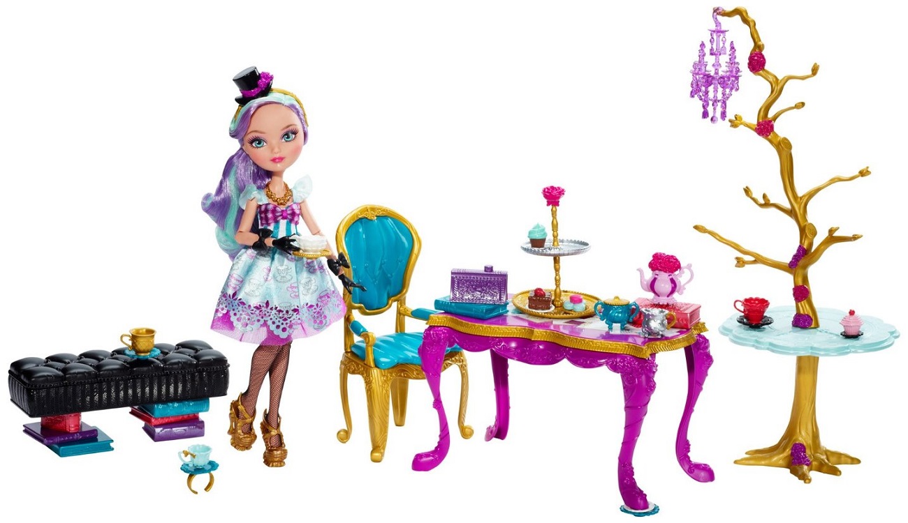 ever after high hat tastic tea party dolls