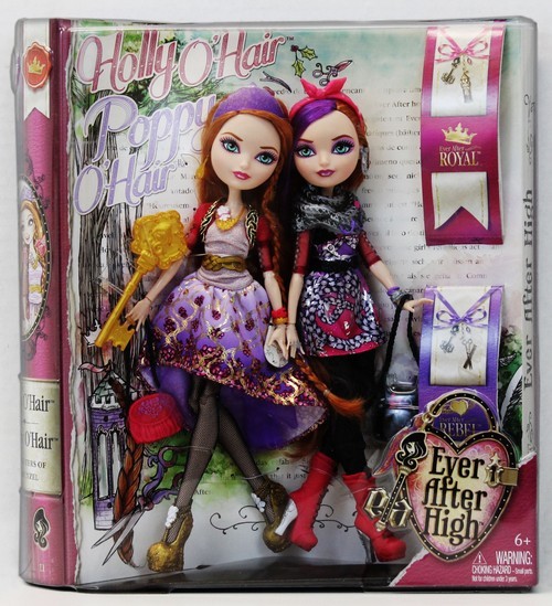 Ever After High Doll~Holly O/'Hair~Sugar Coated~Heart Earrings and Pink Necklace