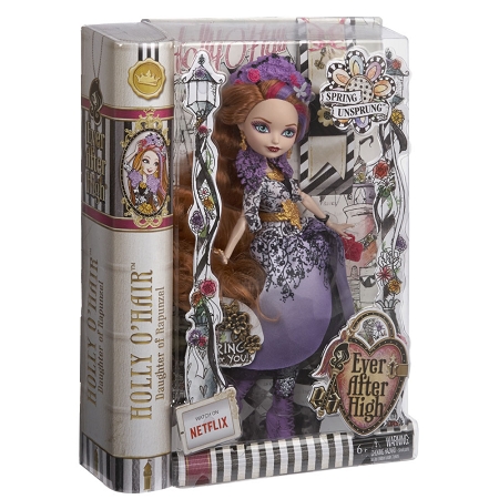 EVER AFTER HIGH 1ST ORIGINAL HOLLY O/'HAIR DOLL REPLACEMENT GOLD FLORAL SHOES