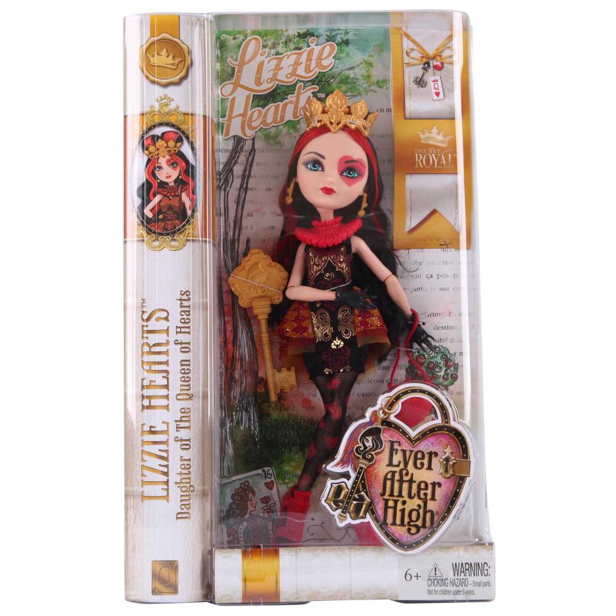 ever after high doll lizzie hearts