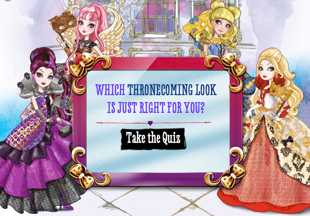 ever after high thronecoming