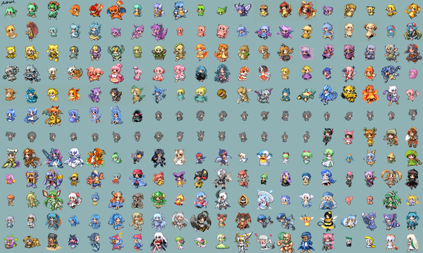 Moemon Sprite Sheet