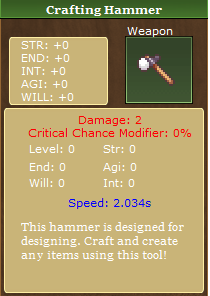 Crafting Hammer