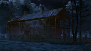 Ext old building night