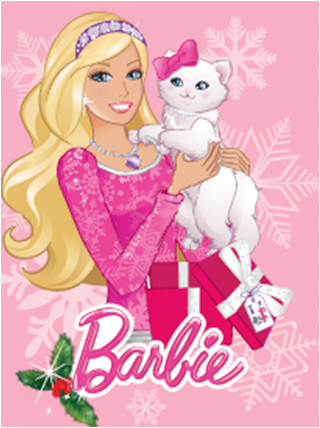 barbie with cat