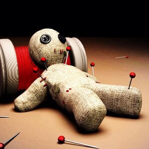 evil voodoo doll