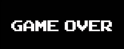 Картинки с надписью game over