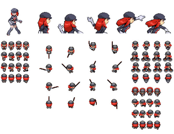 image 0 fanmade sprite sheet png evilbabes wiki fandom pokemon red sprite sheet