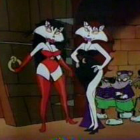 Pam And Polly Eek The Cat The Female Villains Wiki Fandom