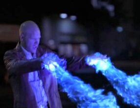 Powers Flint blue pyrokinesis