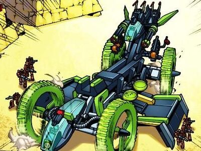Mobile Devastator deploying Iron Drones