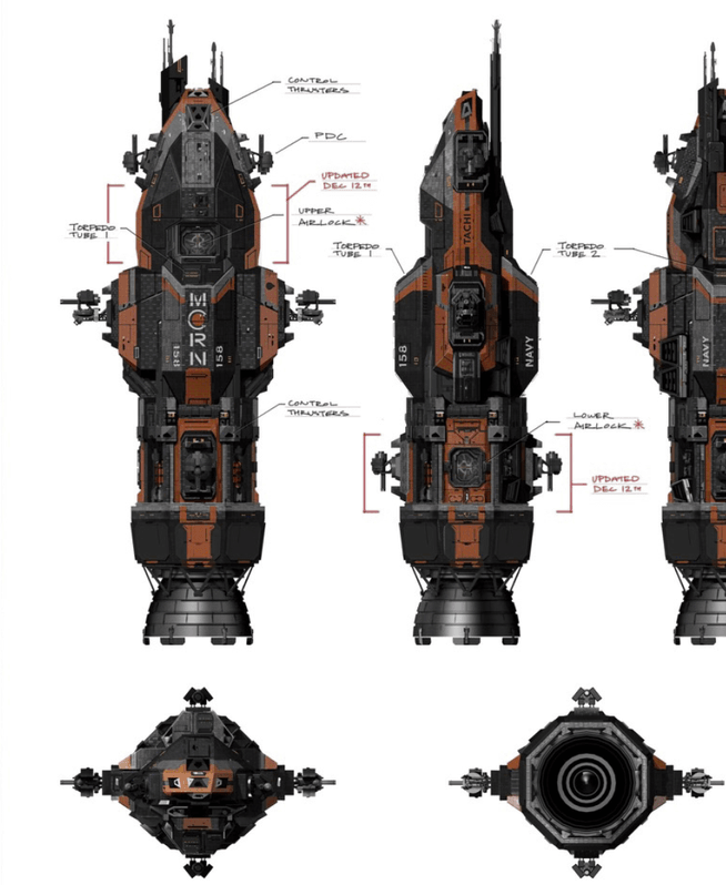 The Expanse Ship Schematics