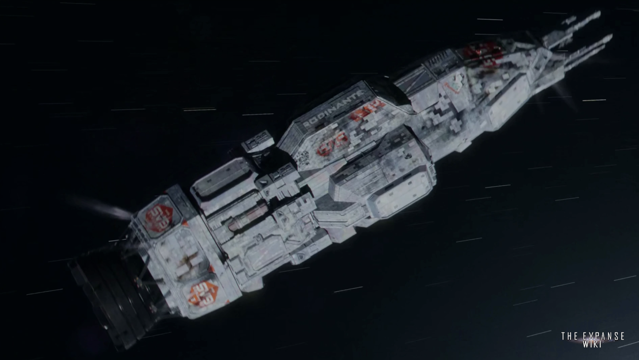 The Gas Freighter Rocinante The Expanse Spaceship Sci 3636