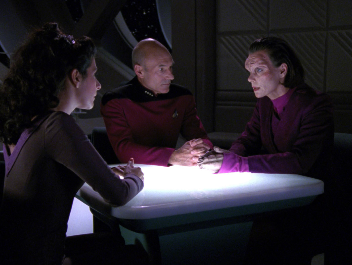 Image result for star trek tng first contact mirasta yale