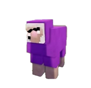 Purple Shep Explodingtnt Wiki Fandom - pink sheep roblox password