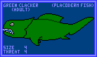 Green Clacker Adult Card