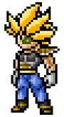 Ticholla SSj1 Sprite Left