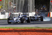Heidfeld and Rosberg - 2008 Melb GP