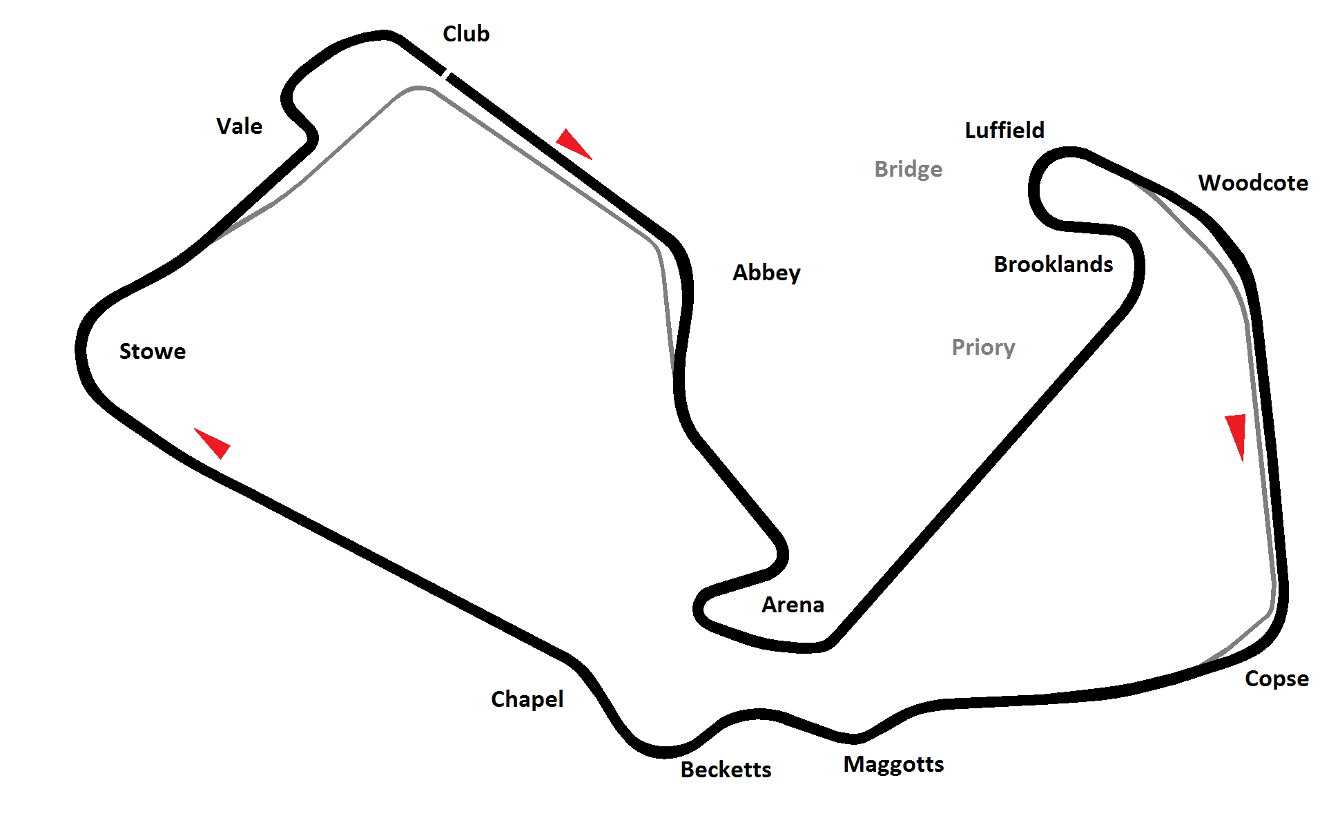 Silverstone National Circuit Map