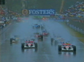 1991 Australian Grand Prix start