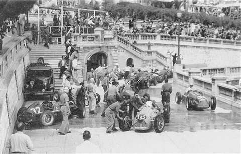 Image result for 1950 Monaco Grand Prix crash