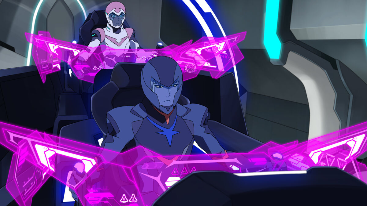 Lotor and Allura in his ship