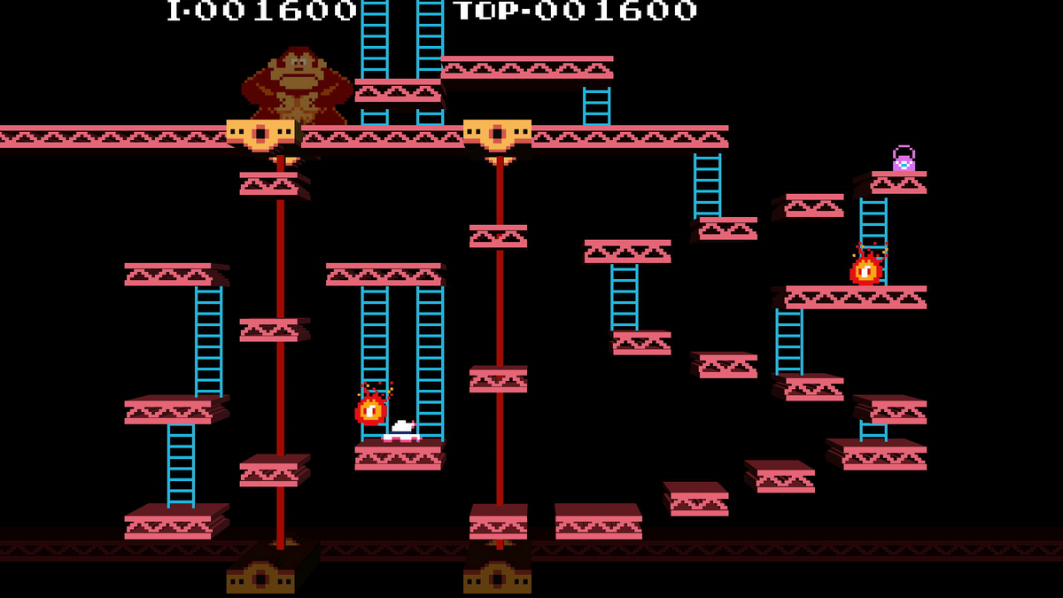 arcade game championship editions Donkey Kong Mario Nintendo