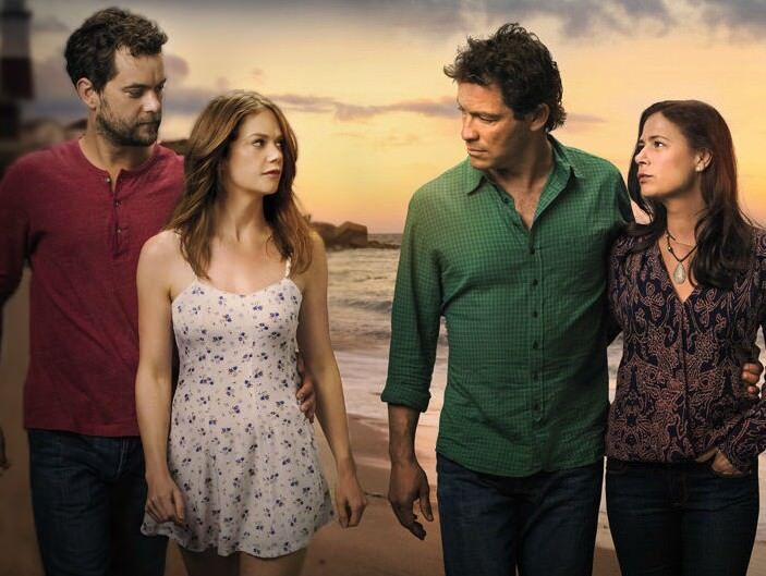 Joshua Jackson, Ruth Wilson, Dominic West, and Maura Tierney in The Affair.