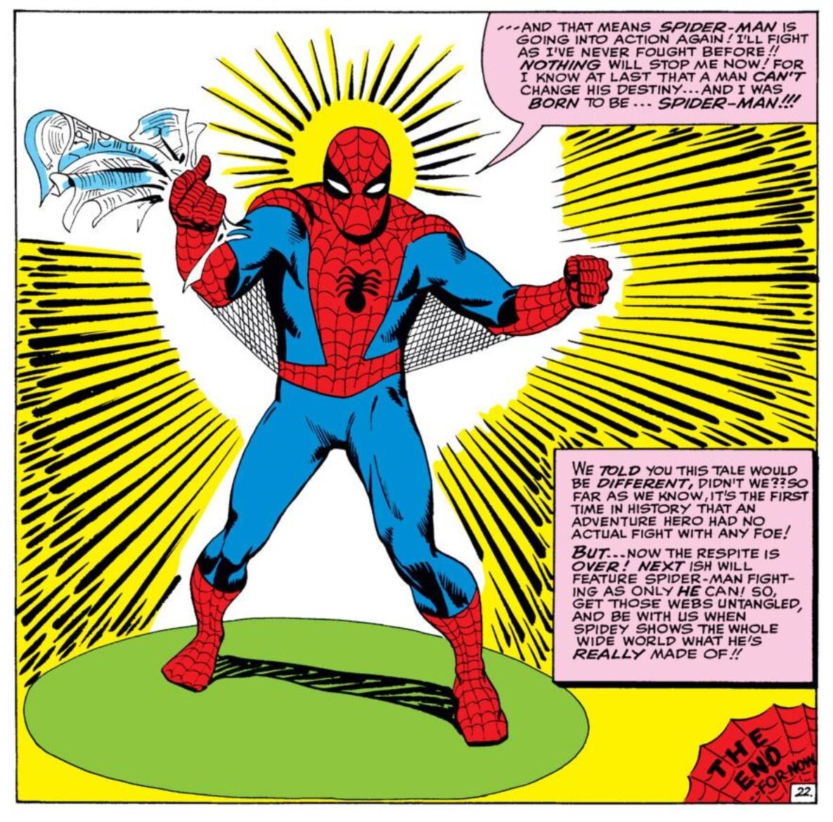 spider-man underarm webbing steve ditko