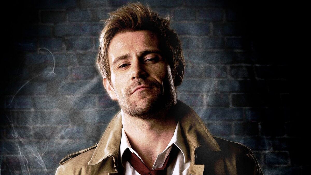 John Constantine with smug look on face