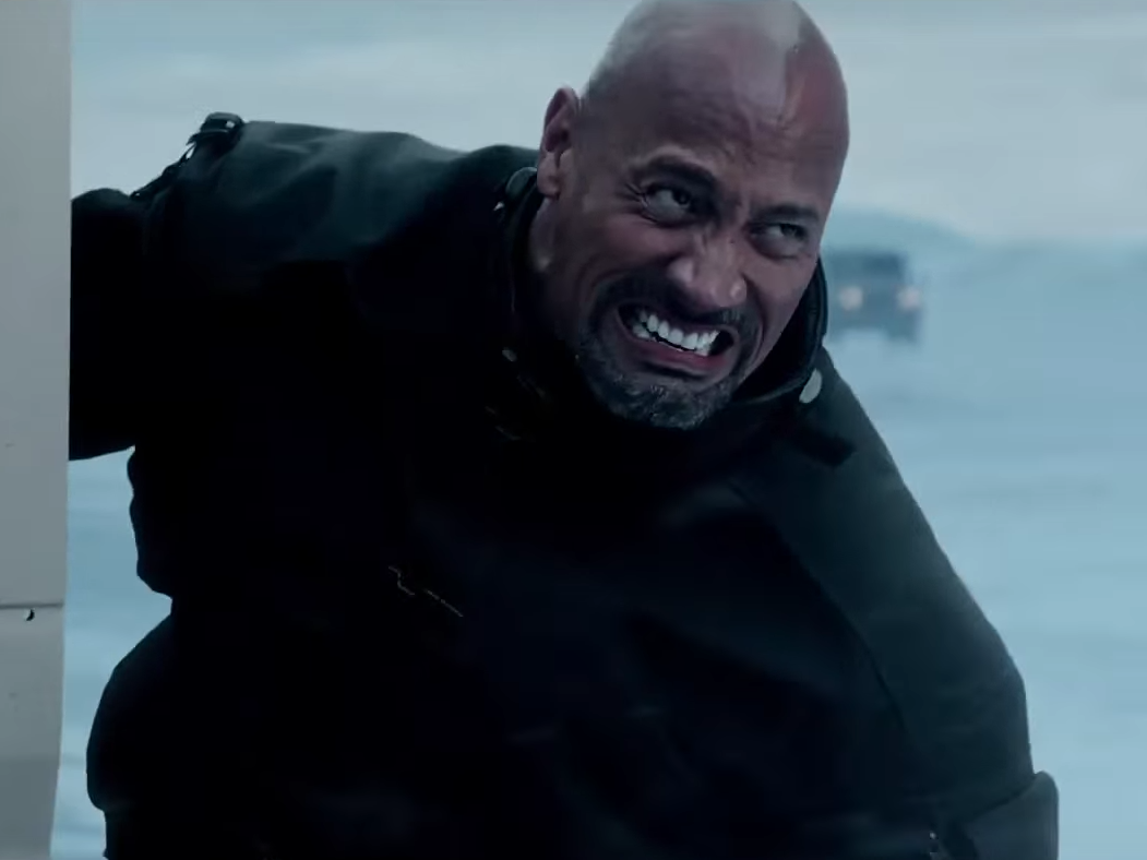 the-rock-literally-pushes-a-torpedo-with-his-bare-hands fate-of-the-furious