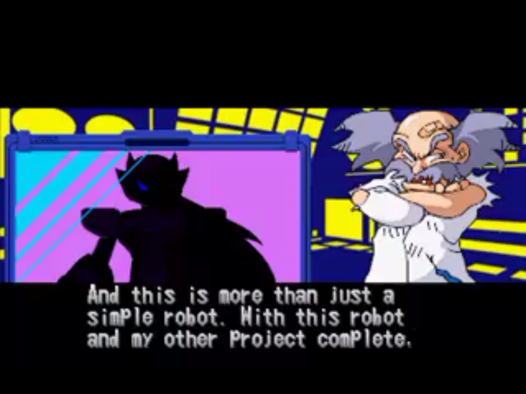 Dr. Wily discussing the creation of Zero.