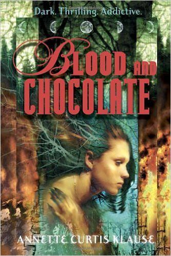 Blood and Chocolate novel cover art. 