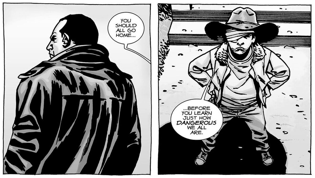 Negan and Carl