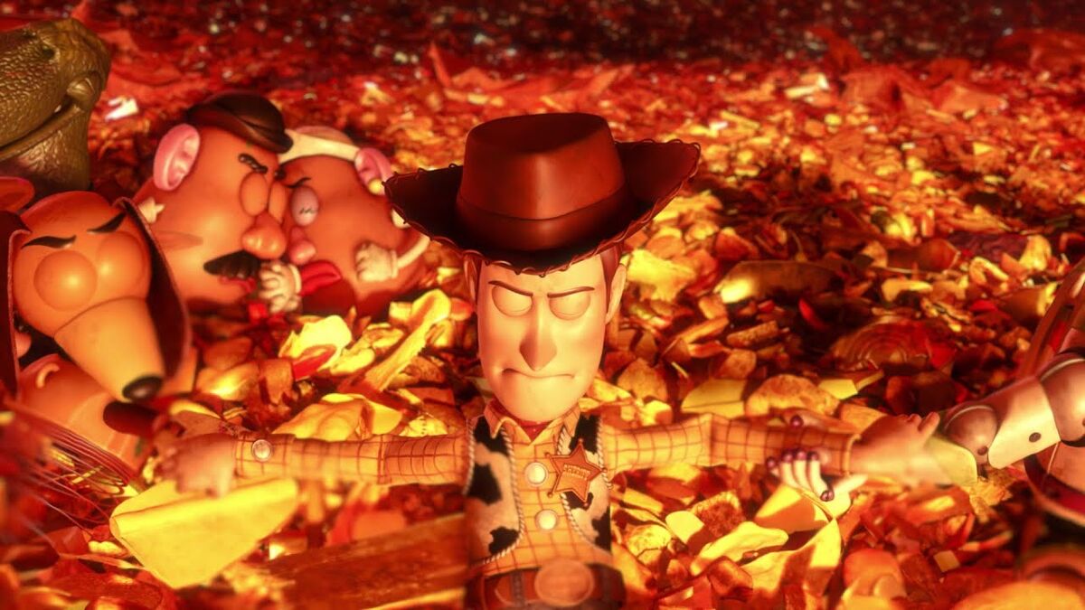 Incinerator Scene From Toy Story 3