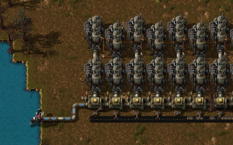 Factorio паровая турбина
