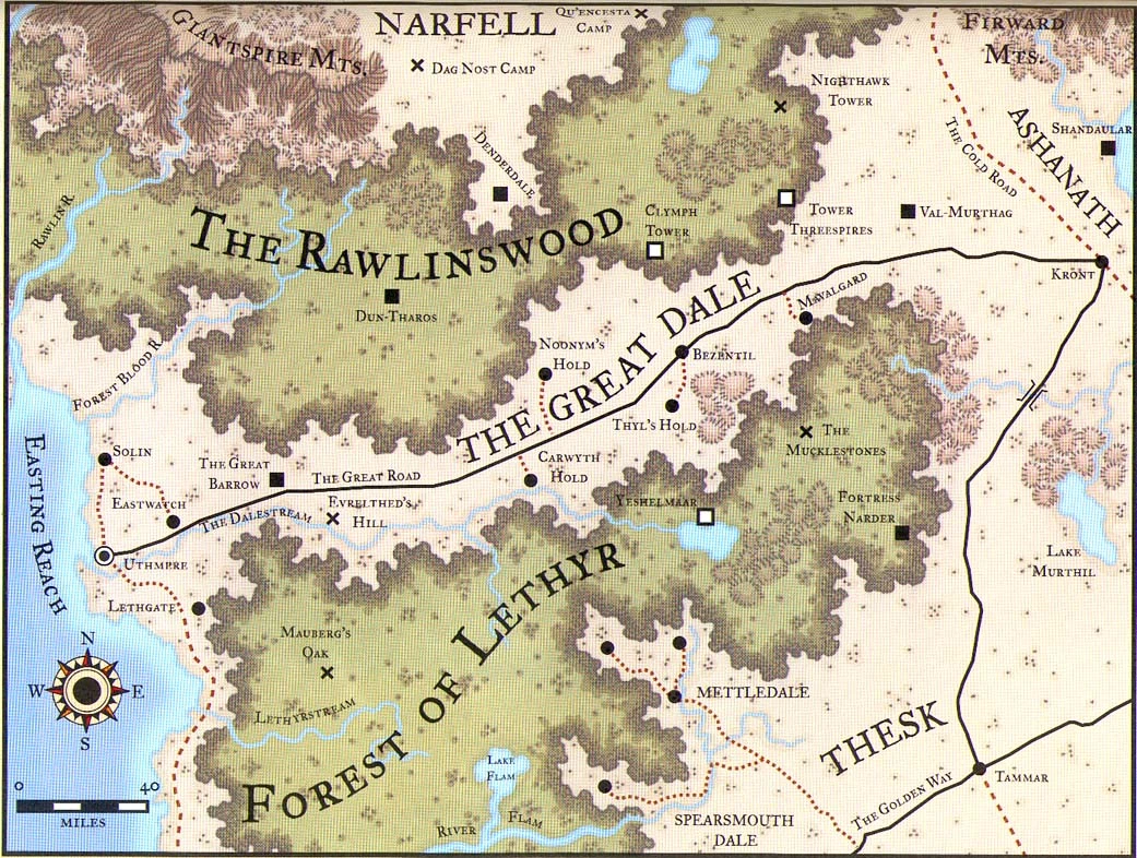 Forgotten realms карта мира