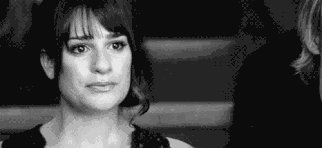 Rachel berry crying