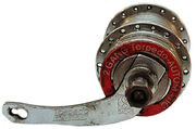 Two gear hub automaticy switching