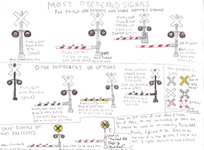 Crossing Signal Ideas for Fairly Odd Parents