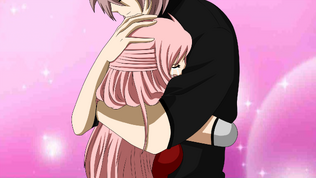 Kenny and cole hug