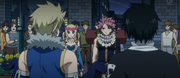 Première rencontre entre les Dragons Jumeaux et Natsu